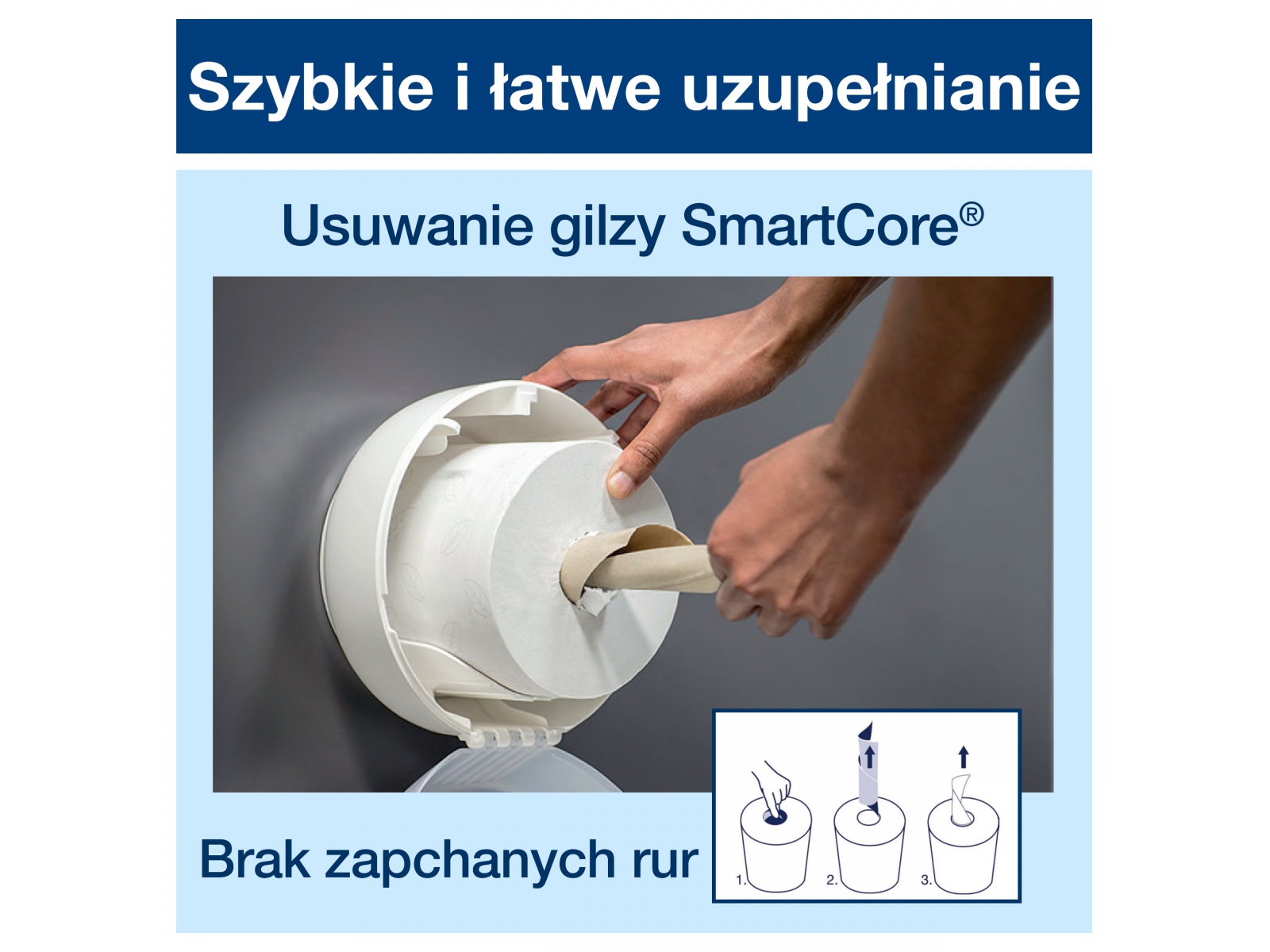 Multipack x3 Papier toaletowy Tork 472242 T8 SmartOne